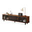Meuble télé moderne en bois manufacturé noir-481878914
