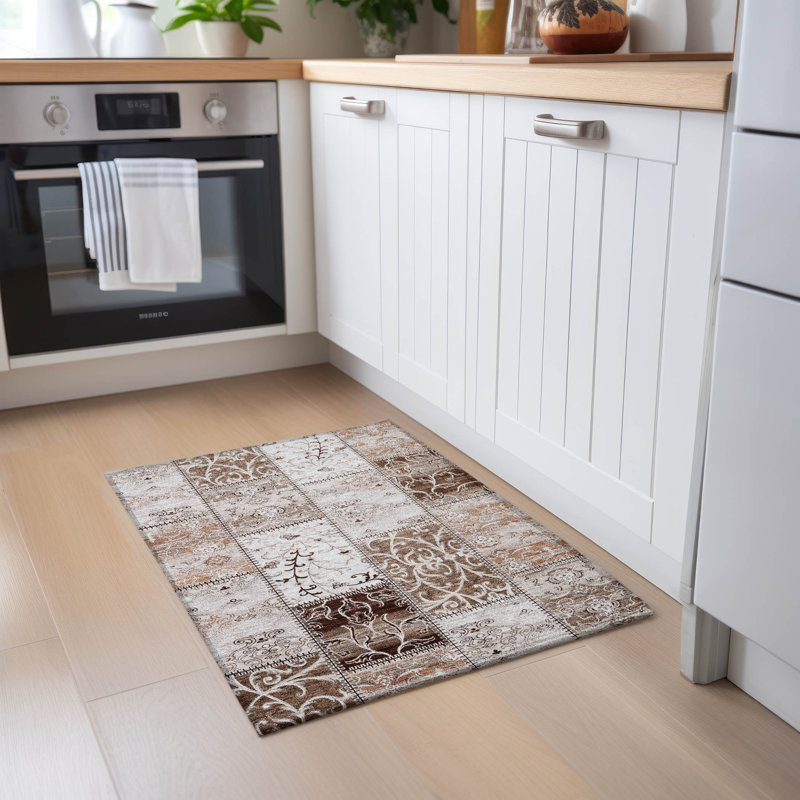 Tapis intérieur / extérieur Fontanne, Rectangle 1 pi 8 po x 2 pi 6 po