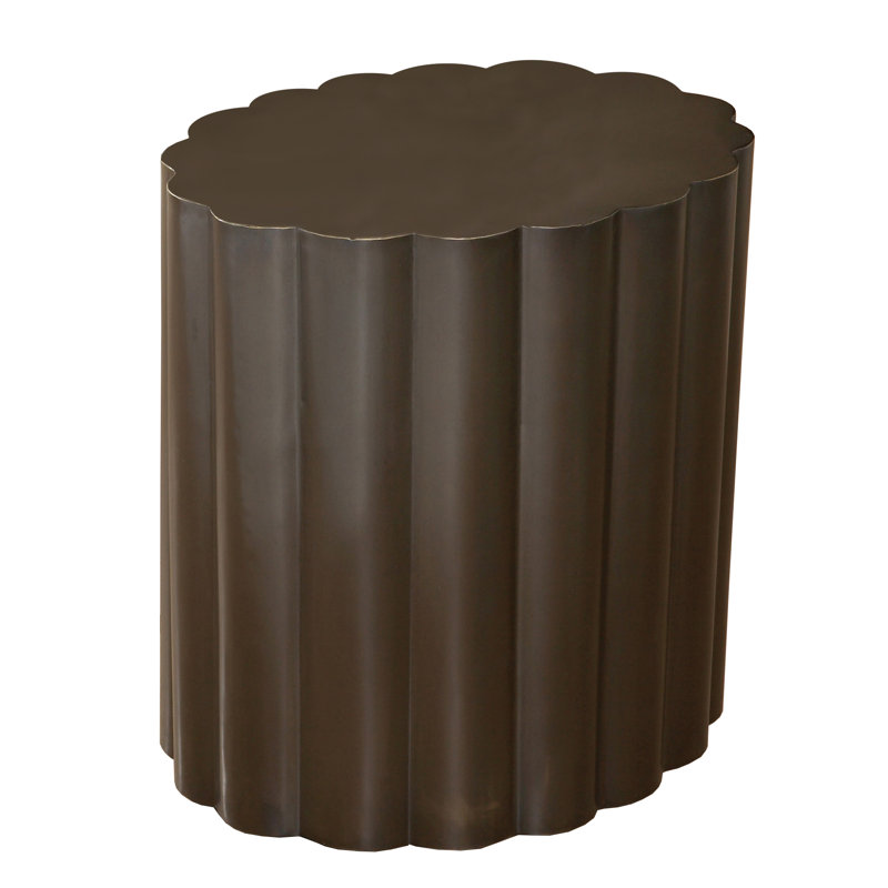 Fluted Table-Antique Bronze