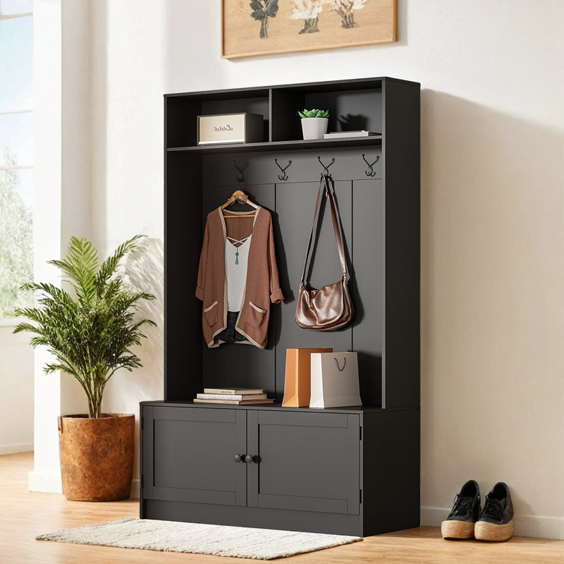 Storage Bench Ikea Mackapar Hat And Coat Rack Tree With Entryway