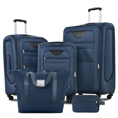 Ensemble de valise extensible 3 pièces avec sac de voyage et sac de voyage Softshell Softshell