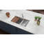 Ruvati Hex Bottom Workstation Scratch Resistant Embossed Kitchen Sink Stainless Steel-250662722
