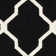 Rodgers Hand Woven Flat Weave Wool/Cotton Geometric Rug in Black/Ivory