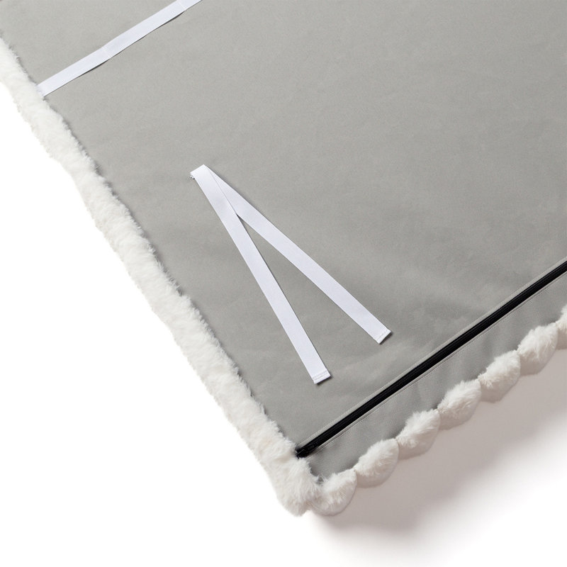 Rainha? -Plush Foam Dorm Headboard -, White