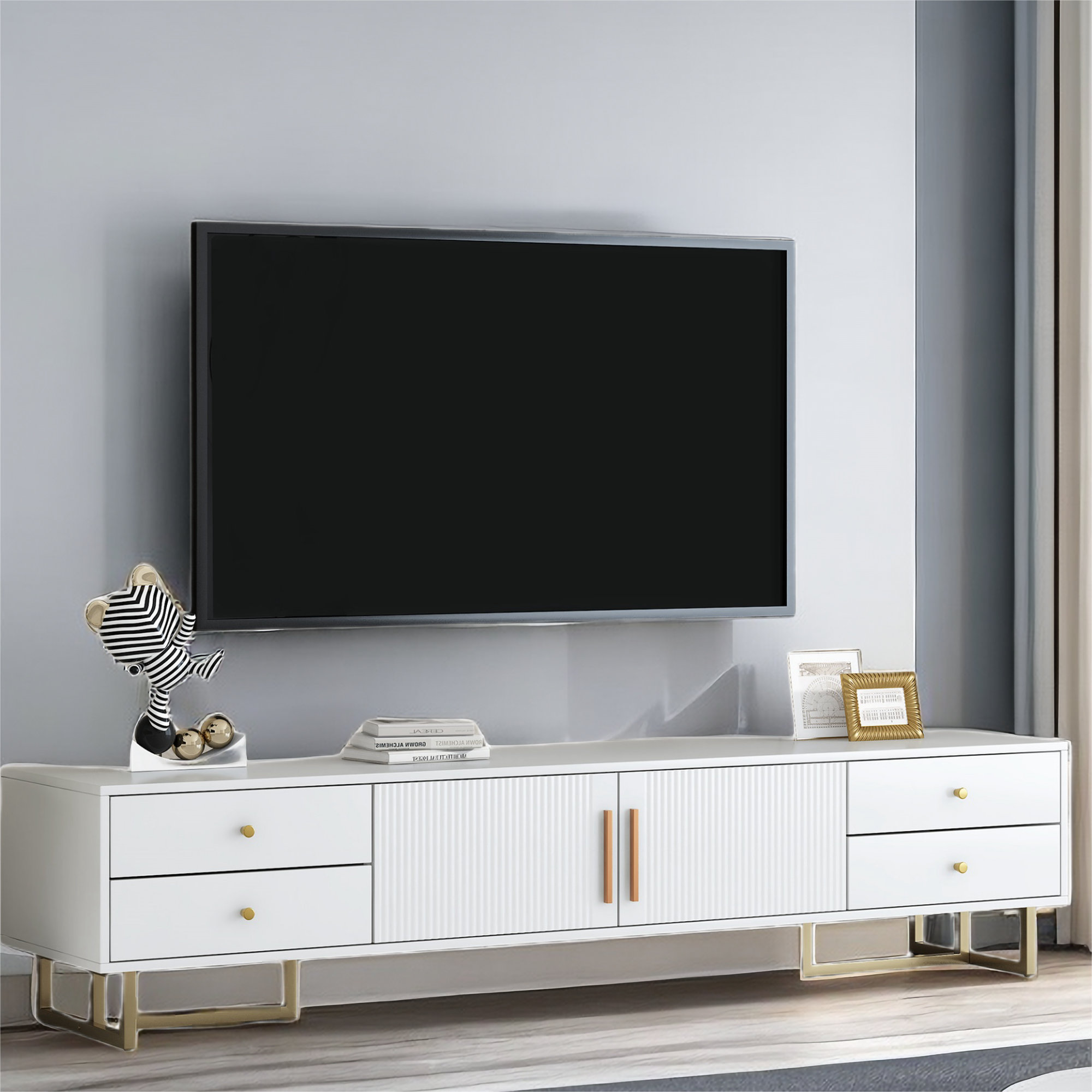 Mercer41 Trelu TV Stand for TVs up to 78