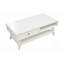 Table basse blanche de style moderne Mid-Century