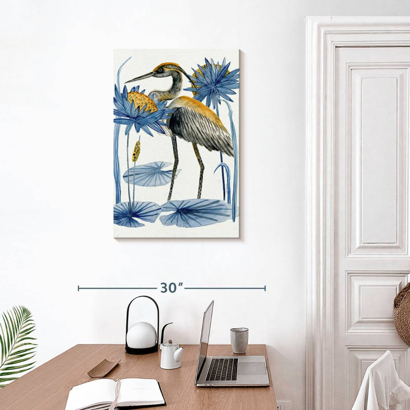Brampt Heron Pond I, 30" H x 20" W