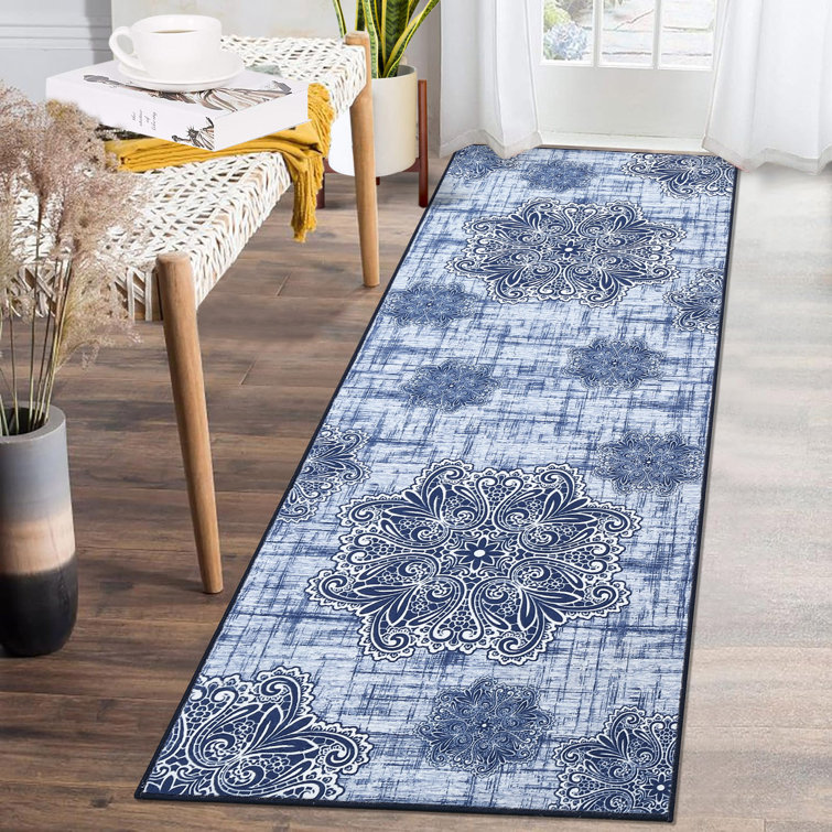 Sharun Washable Floral Indoor Rug