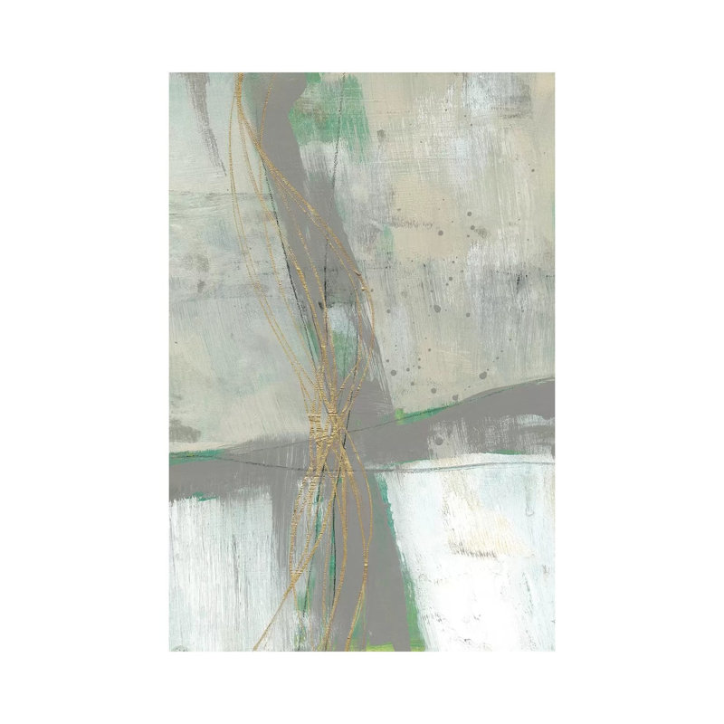 Golden Weave I 1 Piece Wrapped Canvas Wall Art, 45.72cm H x 30.48cm W x 1.905cm D