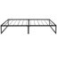 Base de lit plateforme en métal 14 pouces Tabares / support de lattes en acier / aucun sommier nécessaire-1706986195
