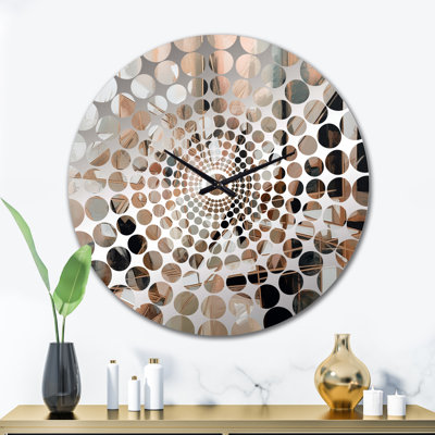 Eustachys - Horloge murale cubisme abstrait
