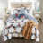 Ensemble de courtepointe réversible 100% coton 3 pièces Prairie-95751629