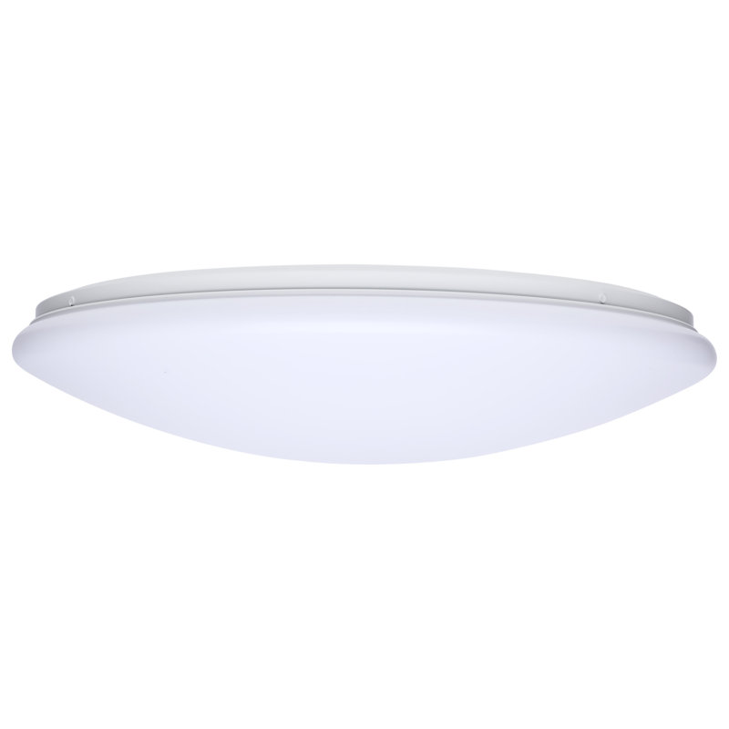 LED Cloud Fixture 14 Watts 27K/30K/35K/40K/50K CCT Selectable White Finish Round Shape 120-277 Ranged Voltage
