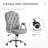 Vinsetto Home Office Chair, Velvet Computer Chair, Button Tufted Desk Chair-1549389351