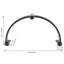 Lampe de bureau demi-lune pour clou
