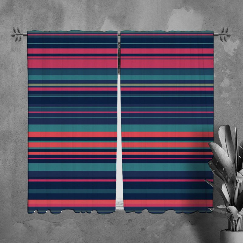 Quinisha Room Darkening Curtain Pair, 20" W x 82" L
