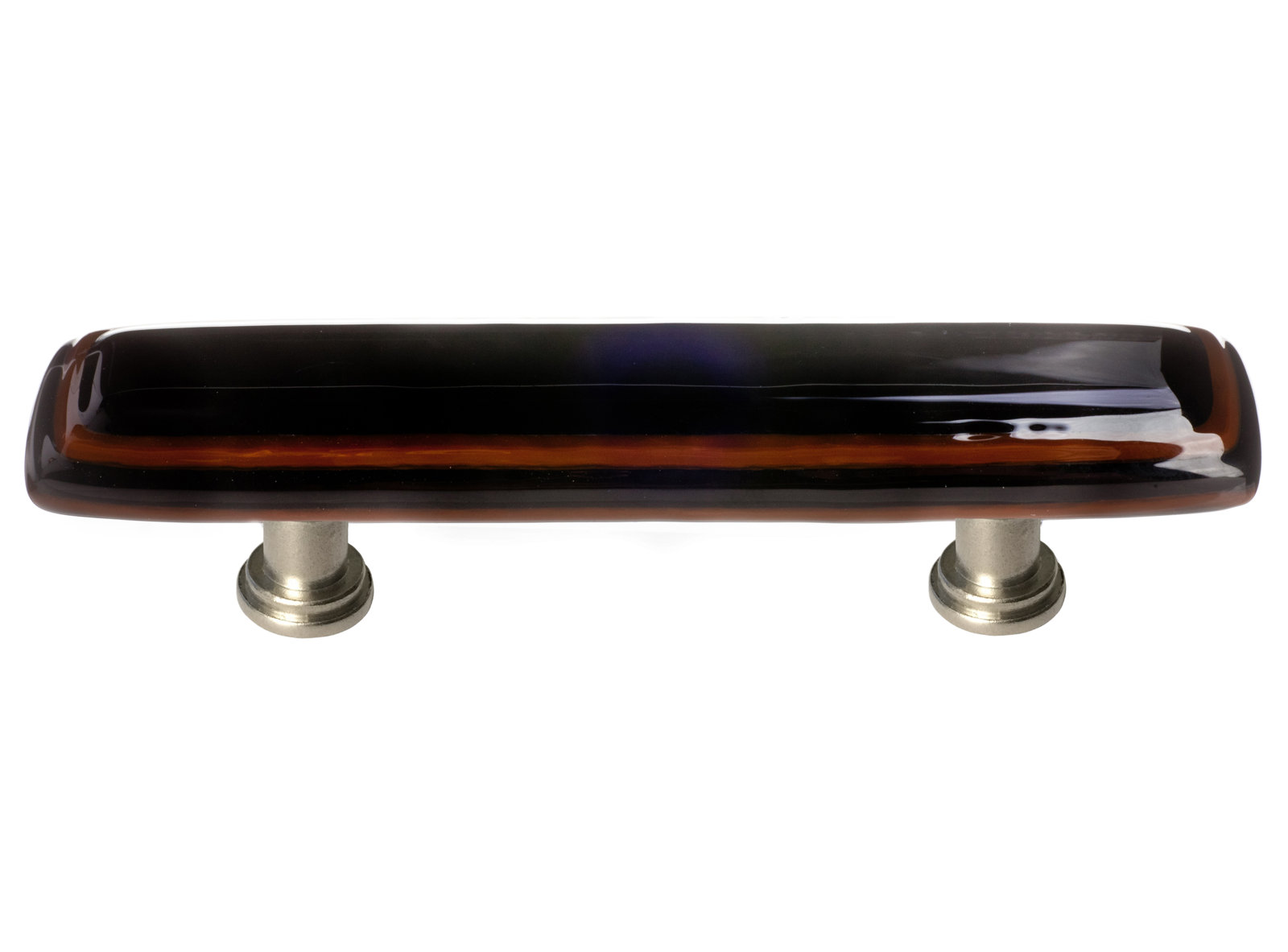Stratum Bar / Handle Pull Pull, Polished Chrome, Woodland/Black