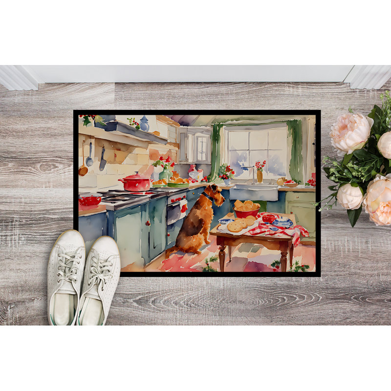 Junya Non-Slip Christmas Doormat, 24" W x 36" L