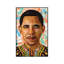 Barack Obama by Crixtover Edwin - Print on Canvas-304406209-304406211