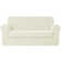Textured Grids 2 Pieces High Stretch Soft Box Cushion Sofa Slipcover