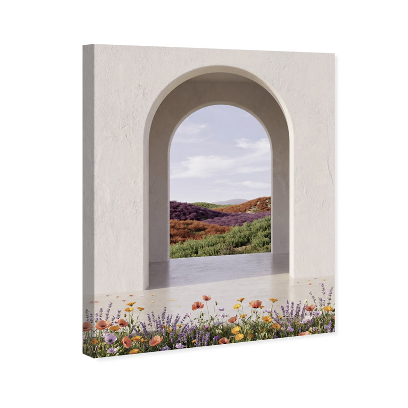 Window To Paradise Print by Oliver Gal, 30"H x 36"W, Gallery Wrapped