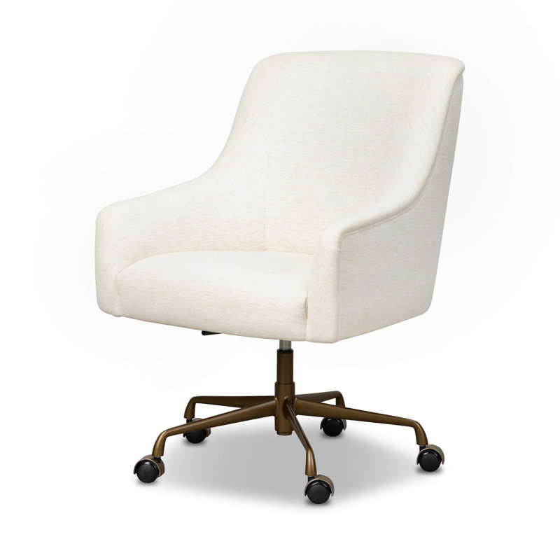 Alba Swivel Task Chair, Crypton Nomad Snow