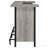 Grey Driftwood Freestanding Bar Unit