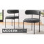 Albie Fabric Upholstered Back Side Chair Dining Chair-91110959-91110958