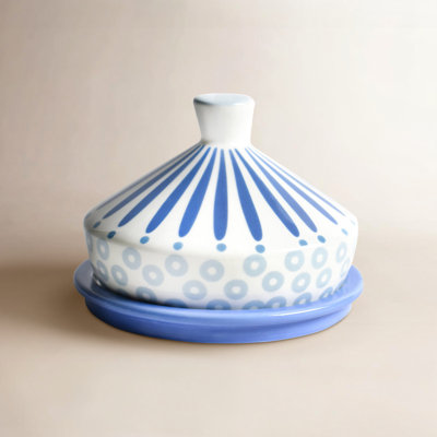 Round Ceramic Butter Dish