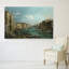«Regatta on Grand Canal» par Canaletto - impression sur toile-20346799