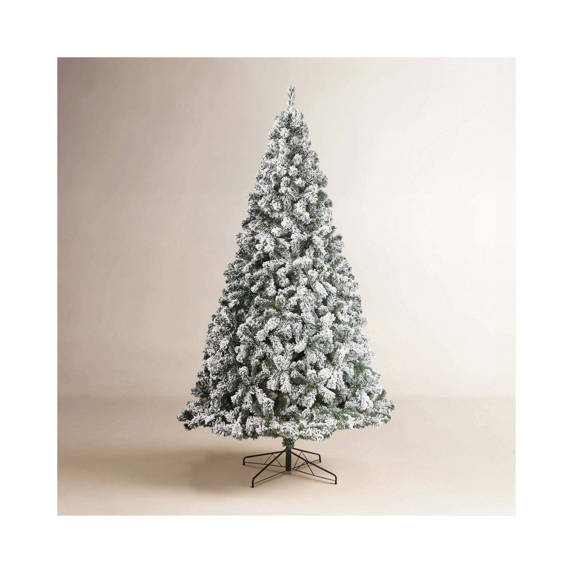 Lighted Artificial Fir Christmas Tree, 9' H