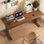 Bureau debout rectangulaire en bois massif noyer-2103017437