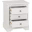 Clarita 3 Drawer Bedside Chest 