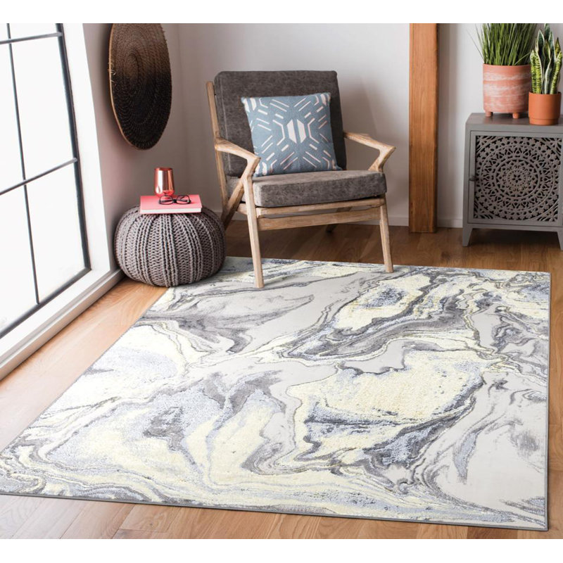 Aamilah Abstract Indoor / Outdoor Area Rug, Rectangle 120 x 170cm