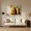 Art mural en métal beige, Desserts-417333441