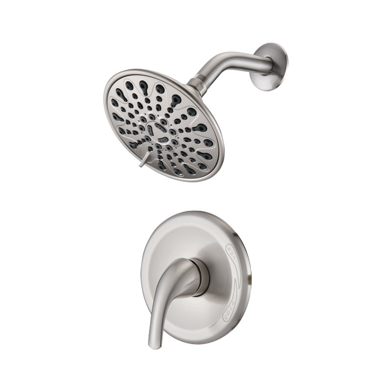 All-In-One Kit with Rough in-Valve, Brushed Nickel