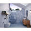 Panneau de douche fixe simple sans cadre 49 po x 78 po Vela-91036646