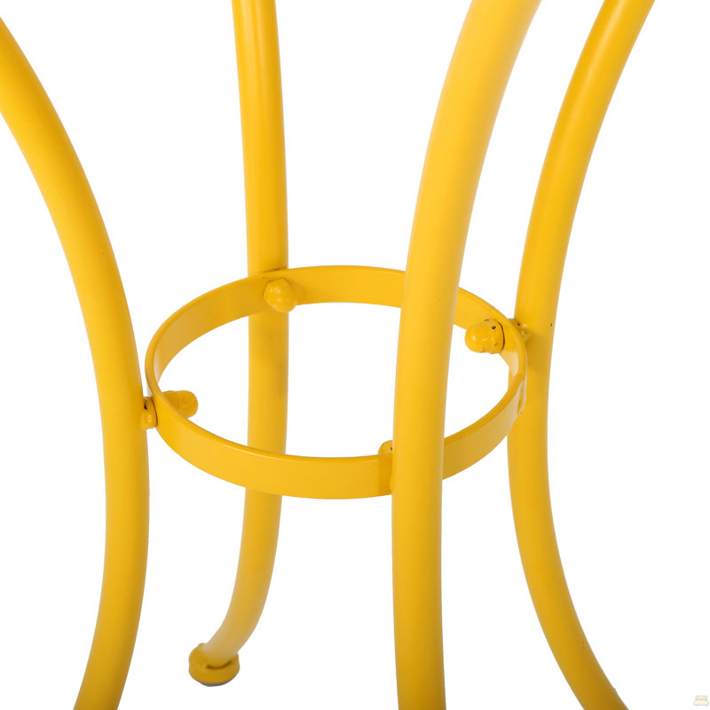 Ensemble de 3 pièces en métal Kd, Jaune