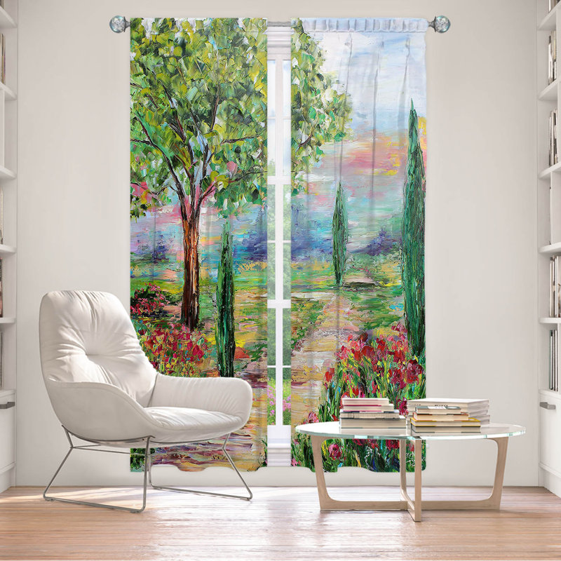 Ensemble de rideaux en polyester 2 pièces, L 20 po x L 61 po