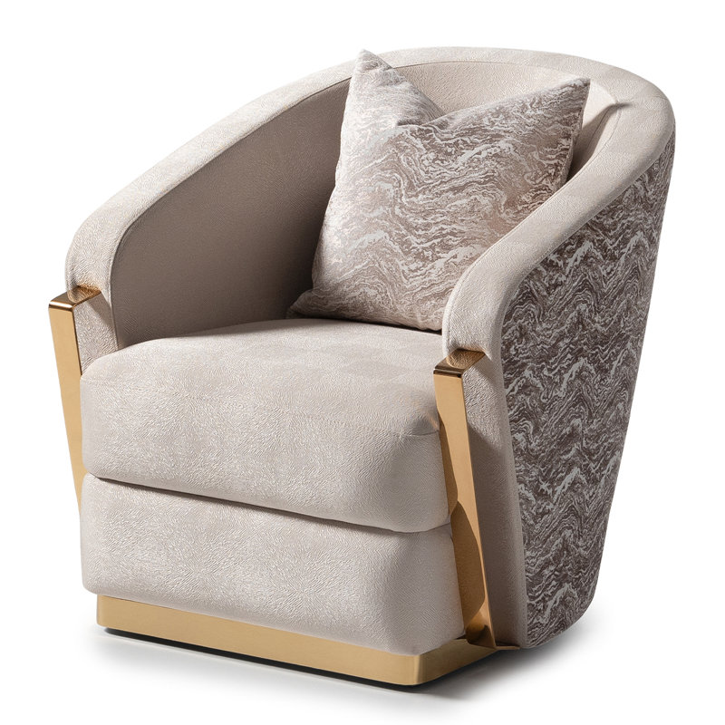 Carmela 32'' Wide Barrel Chair