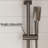 Black Shower Faucet System With 4-In-1 Shower, Rainfall Head, And Spray Gun