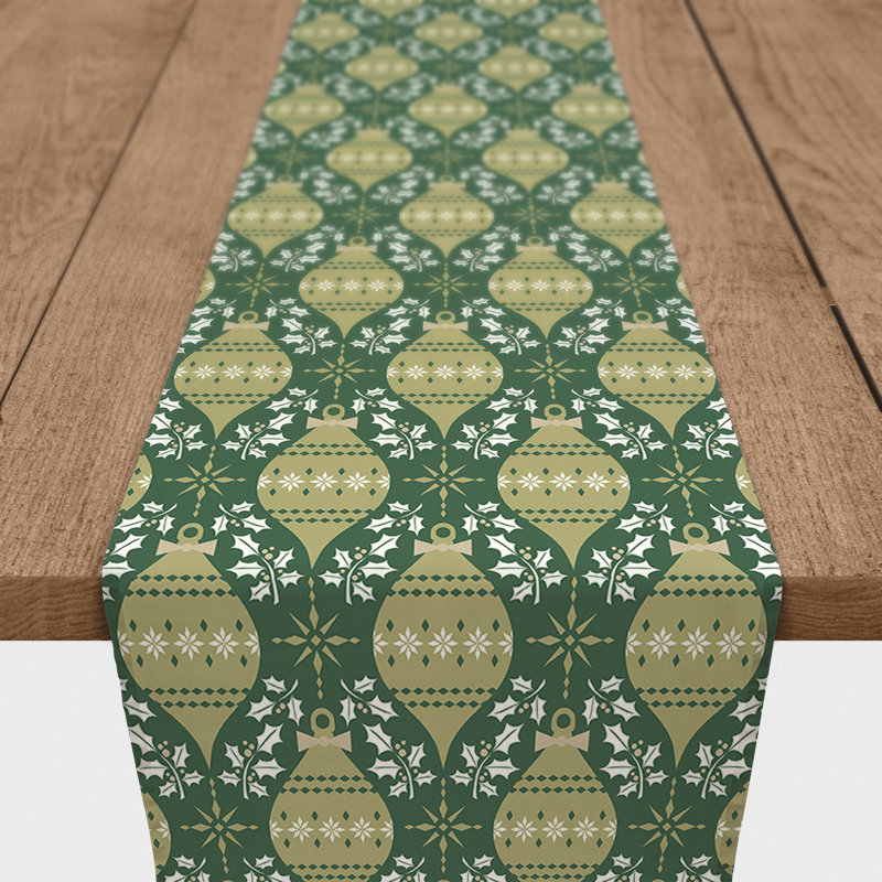 Chemin de table ornements Camacho, L 72 po x l 16 po