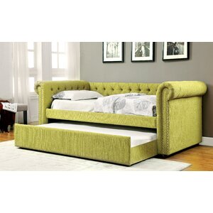 House of Hampton® Shoreham-by-Sea Upholstered Daybed with Trundle ...
