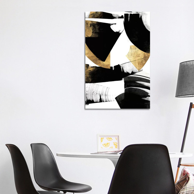 Art Deco II 1 Piece Wrapped Canvas Wall Art, 101.5cm H x 66cm W
