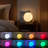 Color-Changing Moon Lamp Wake-up Light with Alarm Clock