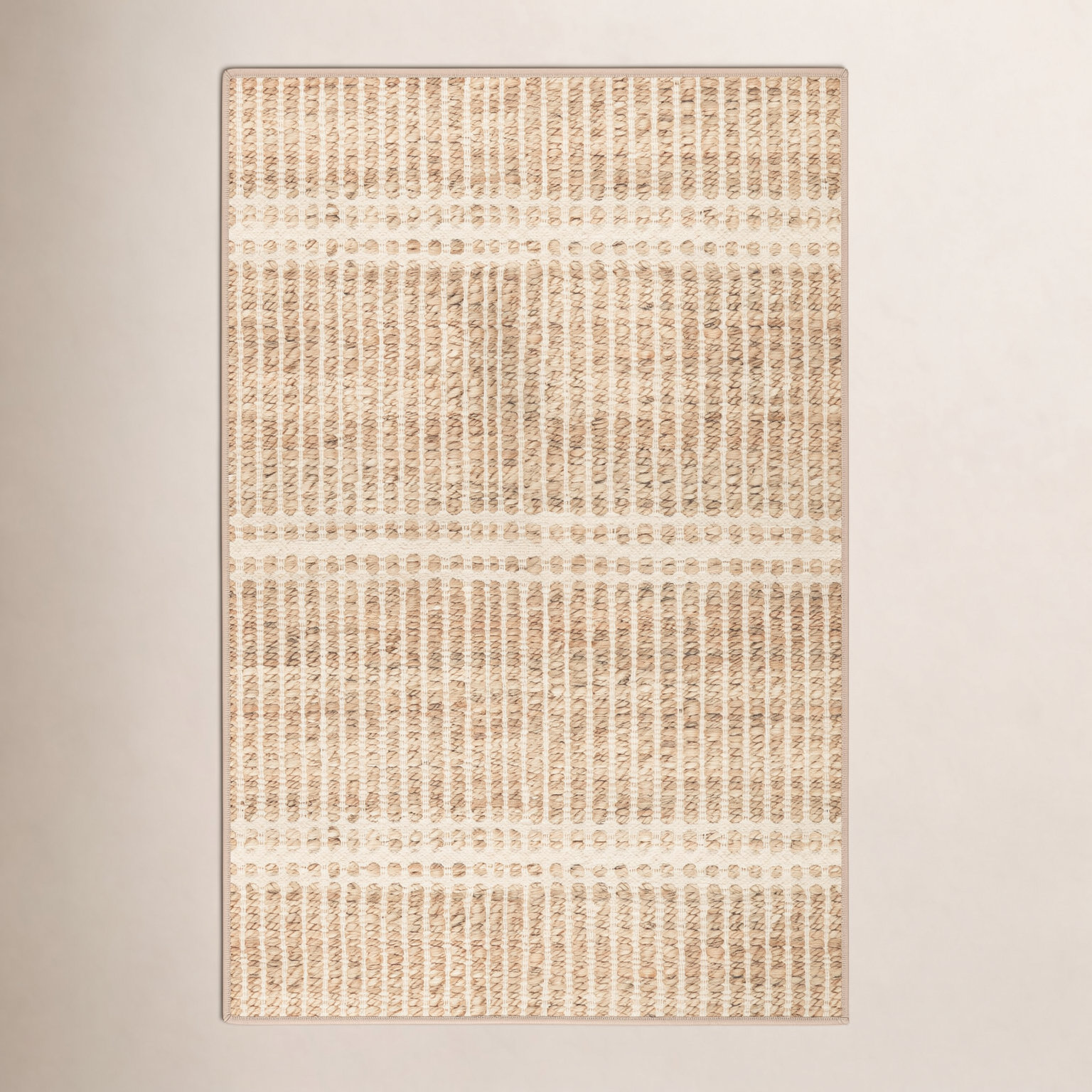 Arbor Natural Machine Washable Rug, Rectangle 7'6" x 9'6"