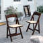 Wood Folding Chair with Vinyl Padded Seat