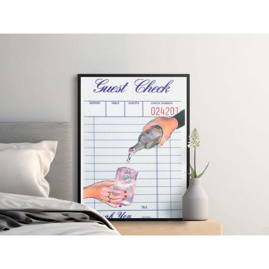 Kitchen & Bar Black Framed Poster