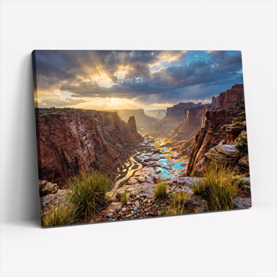 Canyon, art mural sur toile, ensemble de 1