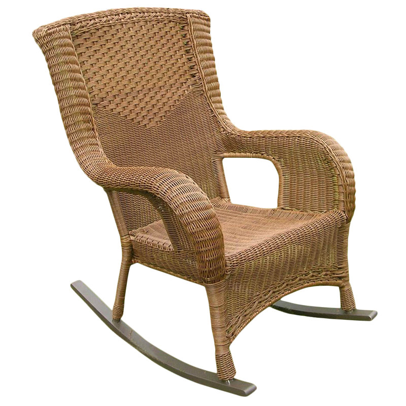 Chaise berçante Leevon, Moka